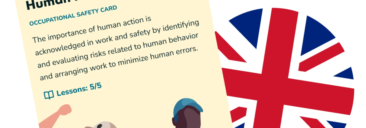 Ainutlaatuinen tapa suorittaa työturvallisuuskortti englanniksi – joustava, nopea ja pelillistetty oppimiskokemus